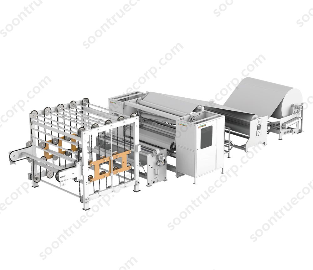 Full Automatic Non-stop Tissue Rolls Rewinder