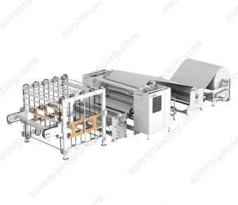 Full Automatic Non-stop Tissue Rolls Rewinder