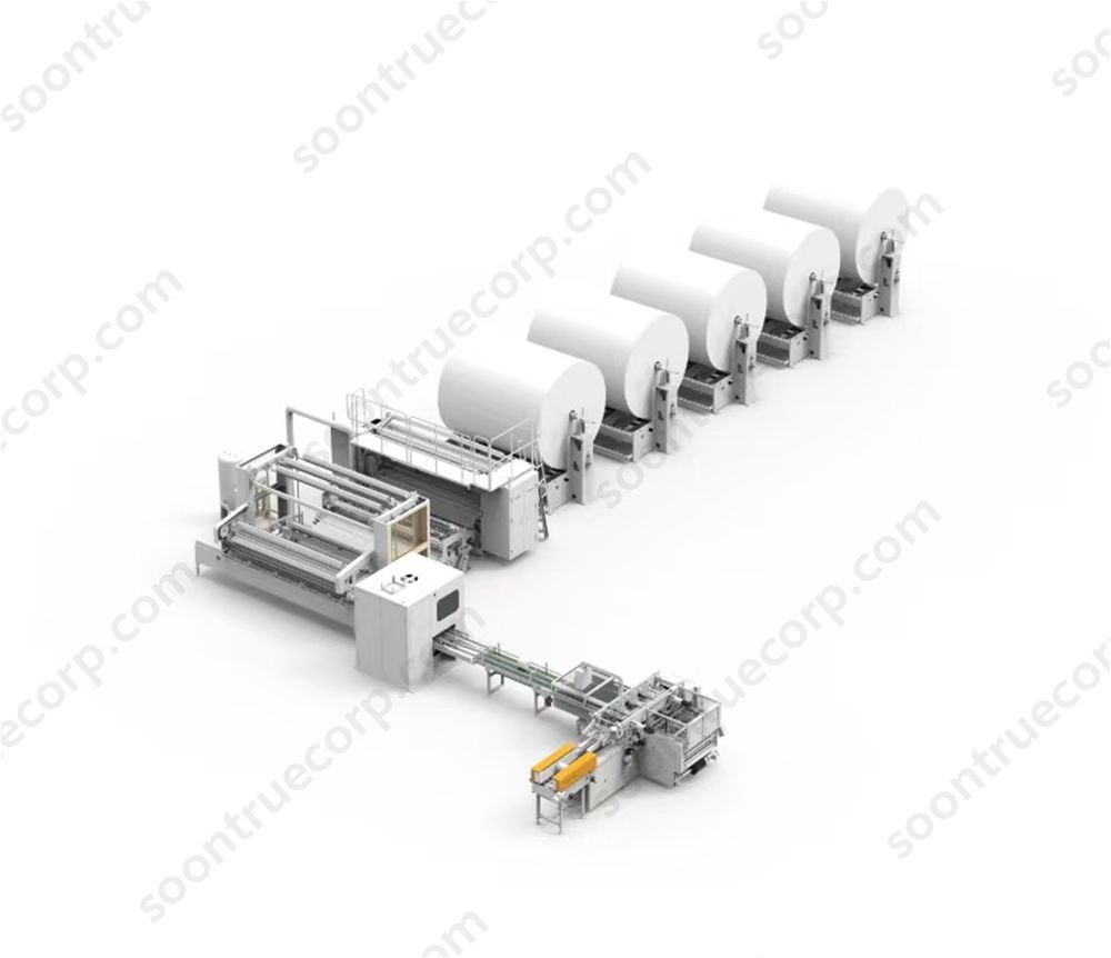 Non-Stop Rewinding Lines For Toilet Tissue Rolls&Kitchen Rolls