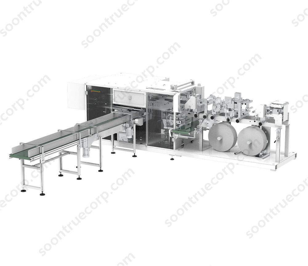 ZB800SD Bottom Pull Facial Tissue Paper Production Line