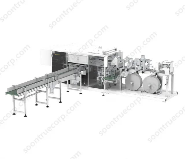 ZB800SD Bottom Pull Facial Tissue Paper Production Line